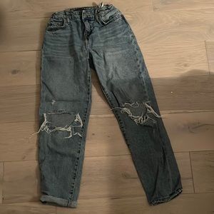forever 21 ripper baggy jeans